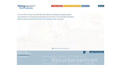 Desktop Screenshot of flyingsaucer.de